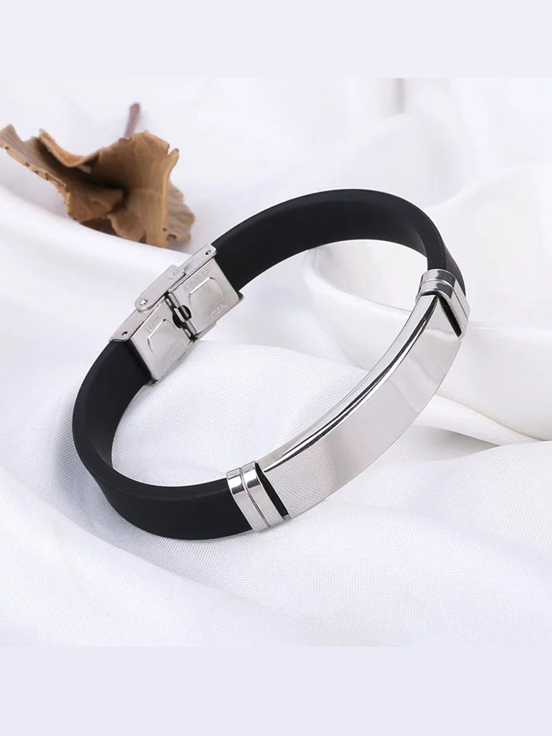 Newitin Unisex Silver-Plated Wraparound Bracelet
