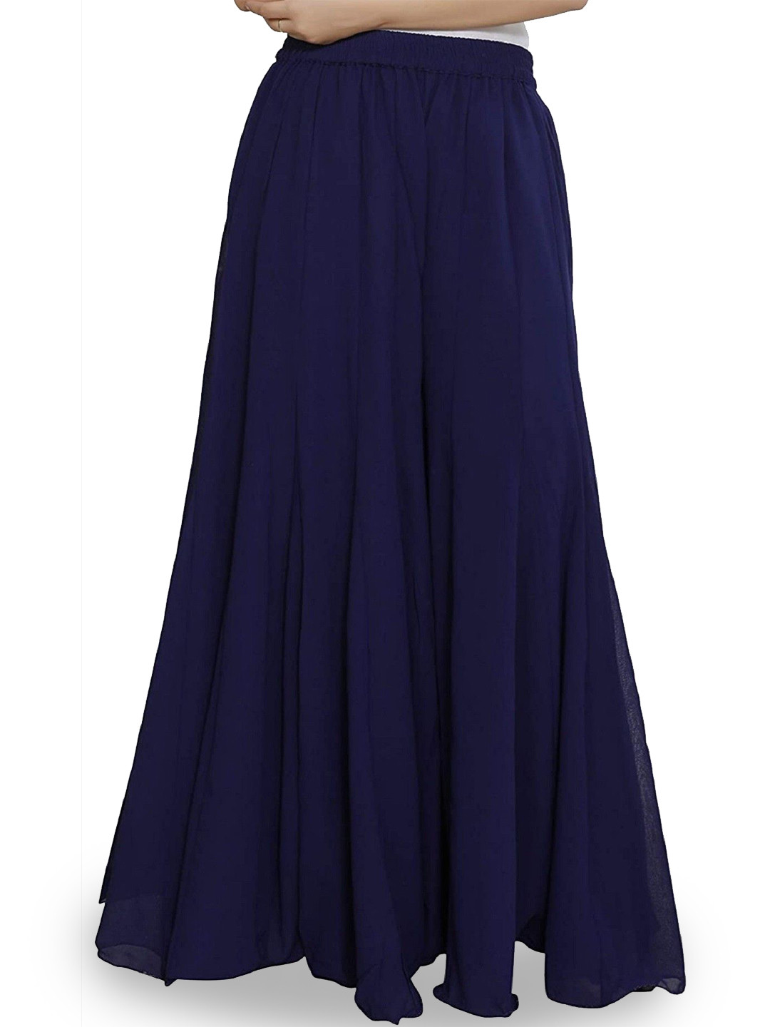 Farden Women Straight Fit Georgette Palazzos
