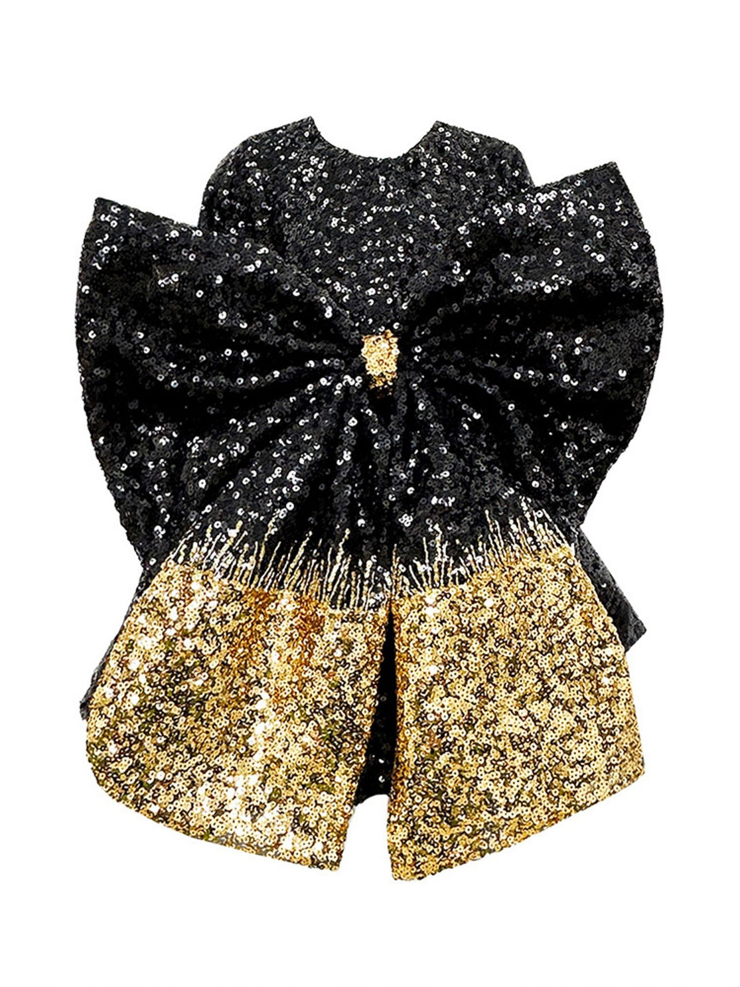 Alyaansh Couture Girls Animal Flared Sleeve Net Fit & Flare Dress