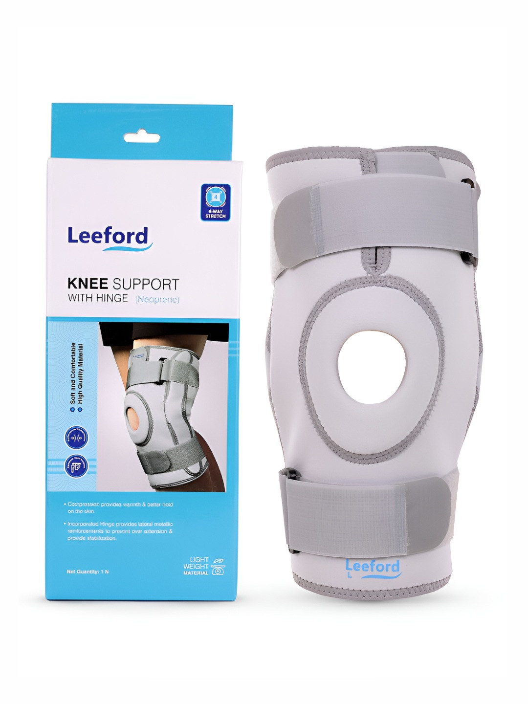Leeford Unisex Arthritis Chronic Knee Pain & Knee Support With Hinges