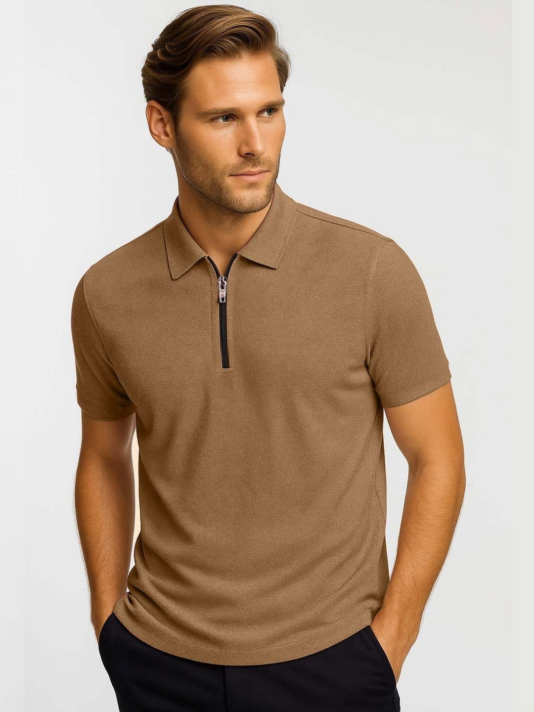 Organic Chics Polo Collar Dri-Fit T-shirt