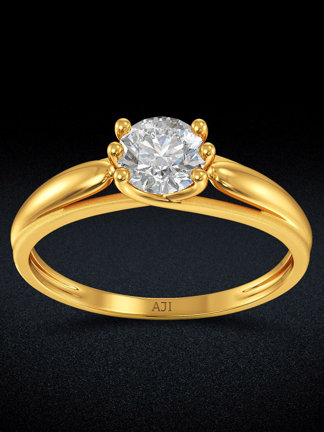 Joyalukkas Women 22 KT Gold Radiate Ring - 2.08 g