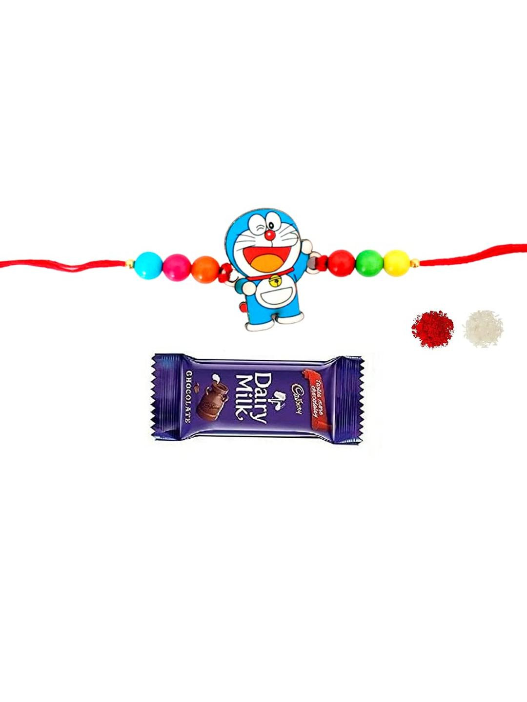 VR Creatives Doraemon rakhi for kids With Chocolate