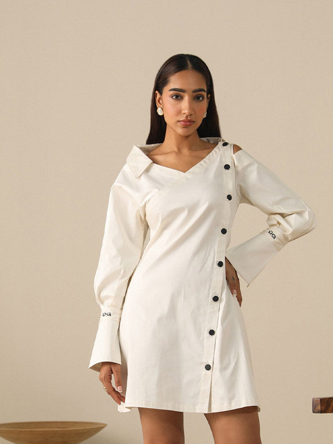 PRIMAL GRAY Women Deconstructed Shirt Dress