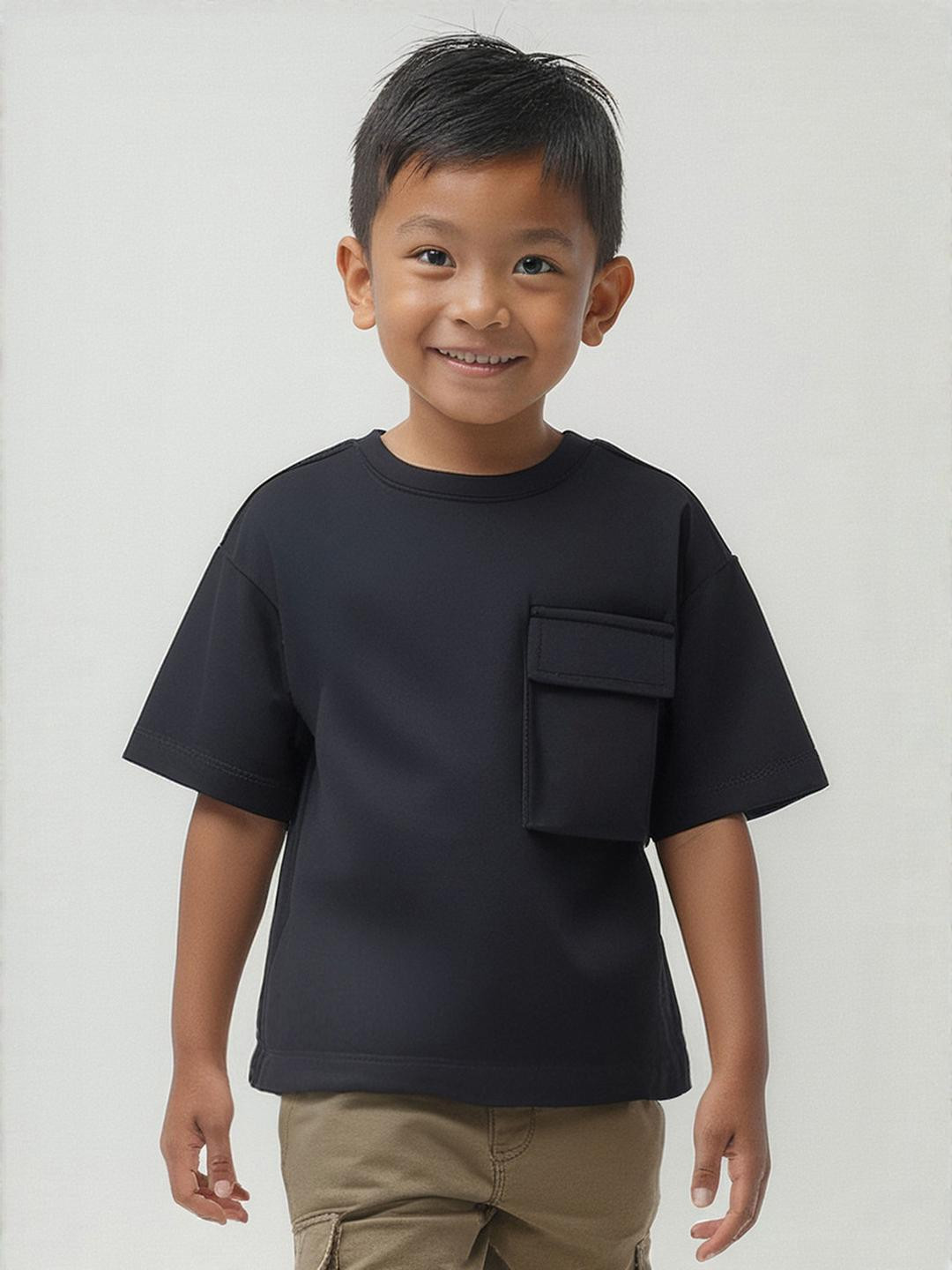 Hopscotch Boys Black T-shirt