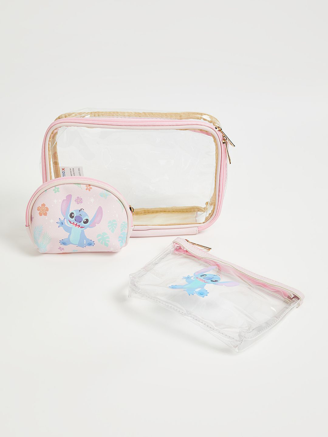 max Set Of 3 Printed Pouches