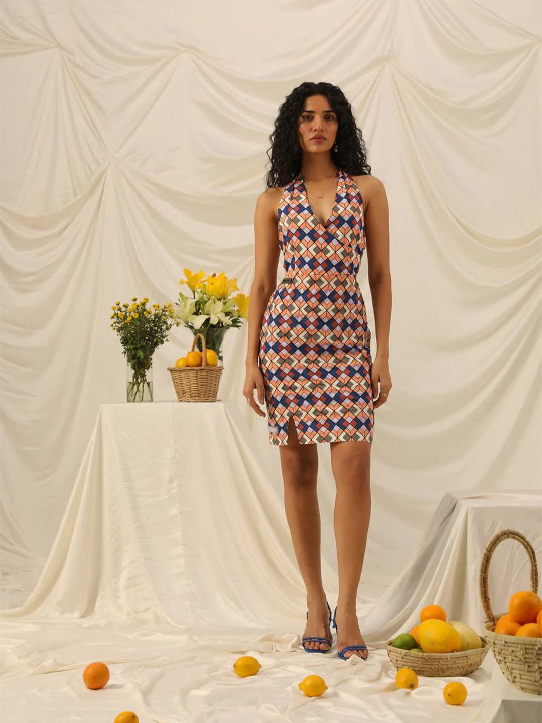 PRIMAL GRAY Women Cross Back Dress