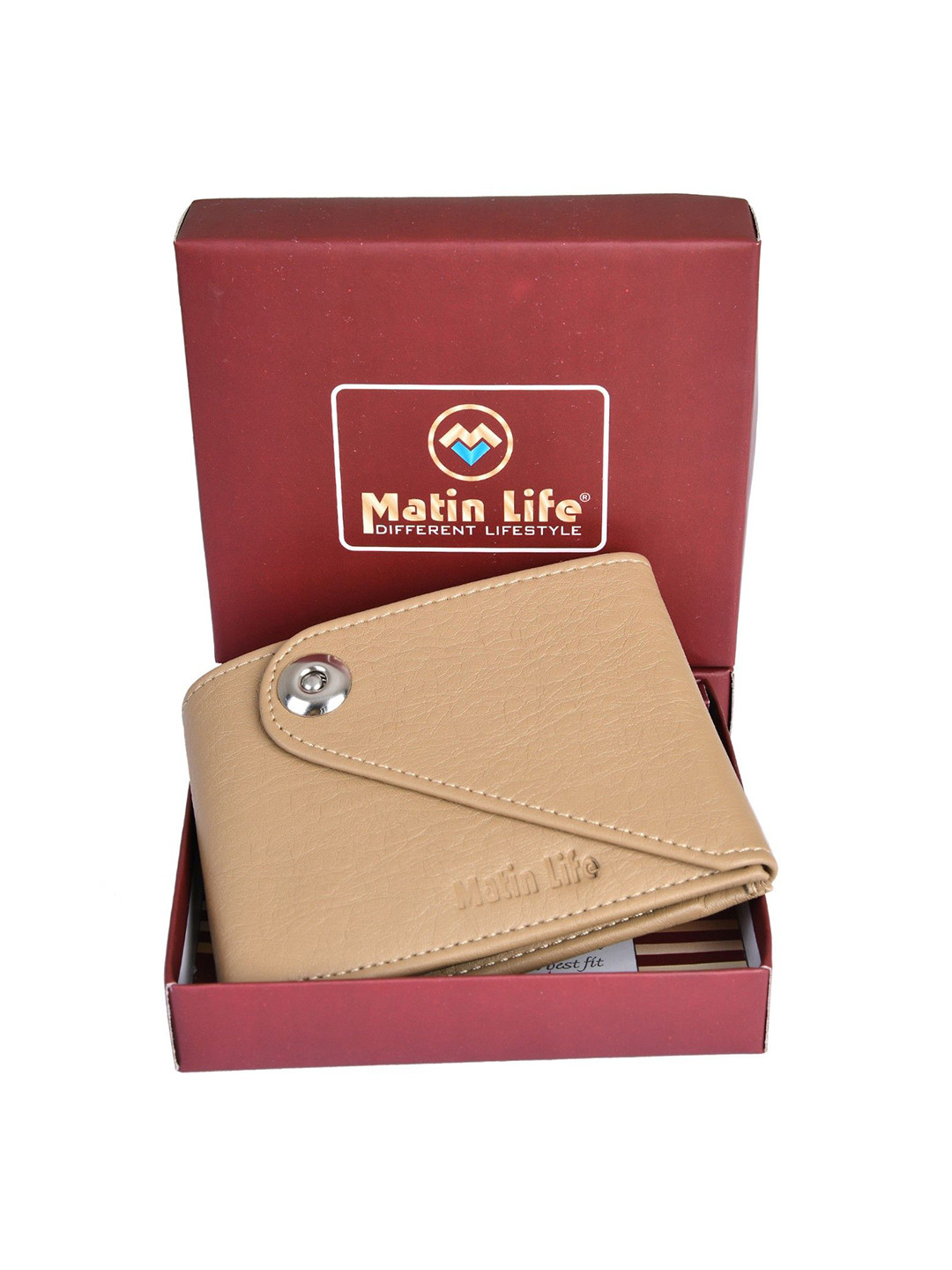 MATIN LIFE Men Three Fold Wallet