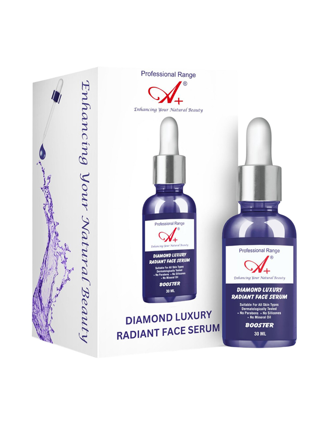 A+ Professional Range Diamond Luxury Radiant Booster Face Serum for Hyperpigmentation 30ml