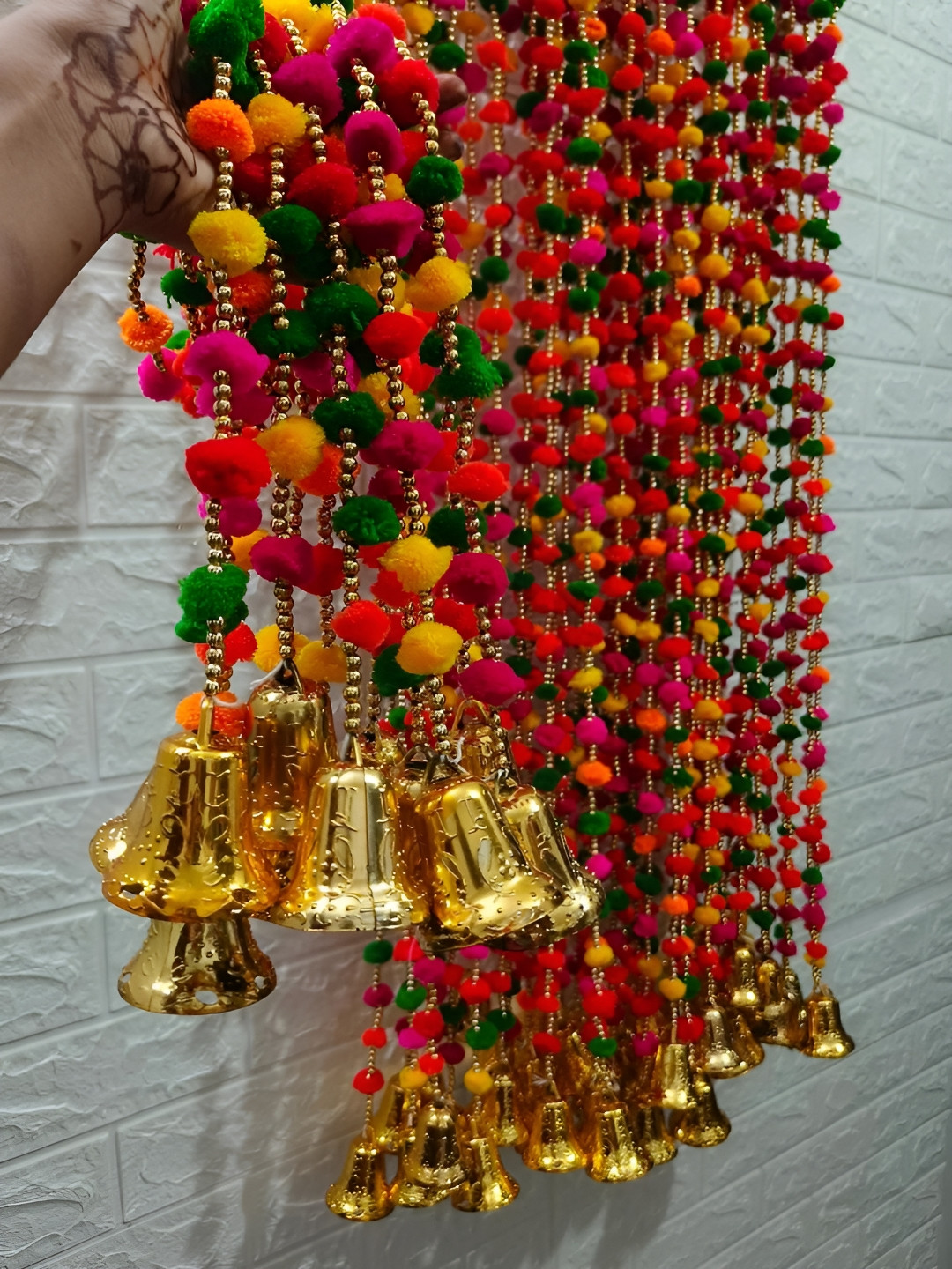 Sellplus Unisex 24-Pcs Yellow & Pink  Festive Decor Hangings