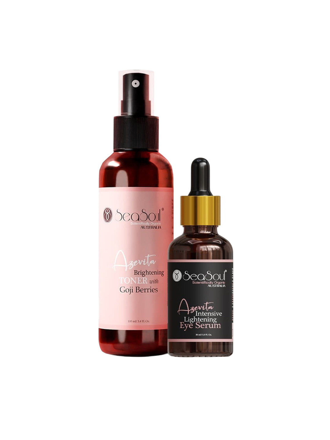Seasoul Set Of 2 Azevita Brightening Toner - 100 ml With Lightening Eye Serum - 30 ml