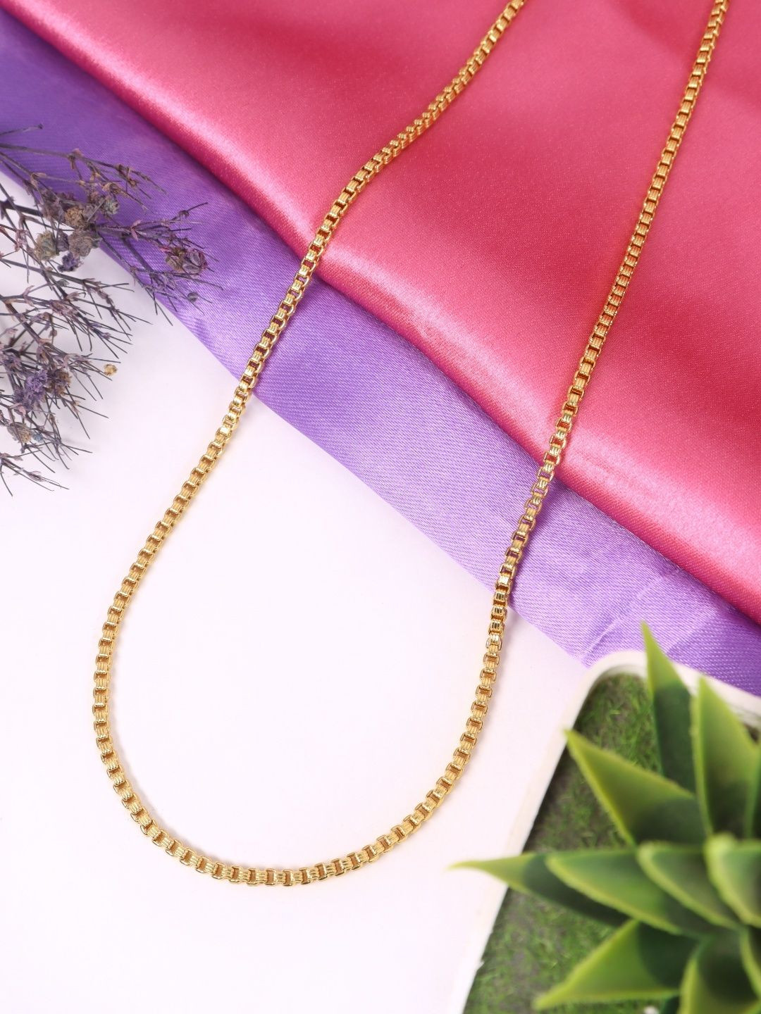 City Girl Unisex 24 CT Gold Plated Minimal Chain