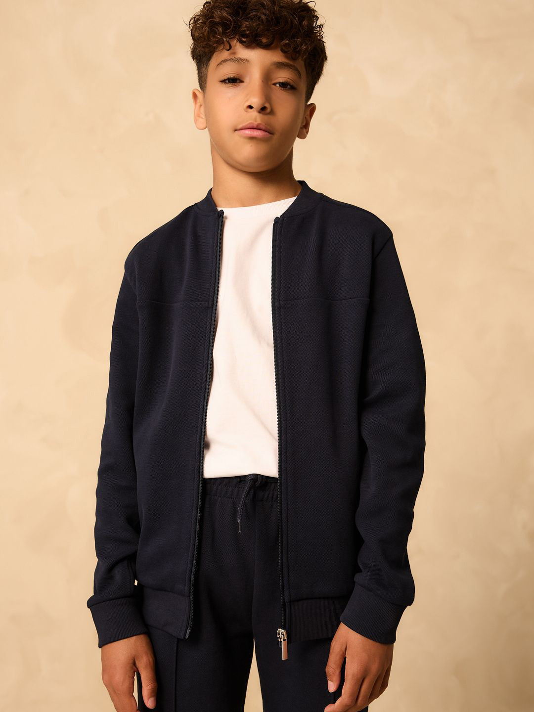 NEXT Boys Jersey Bomber Jacket And Trackpants Co-Ords