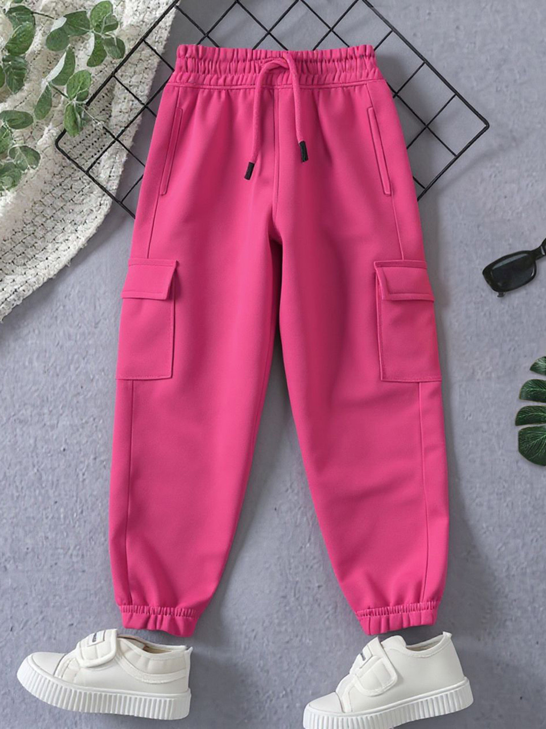 YK X Trampoline Kids Mid-Rise Cargo Joggers