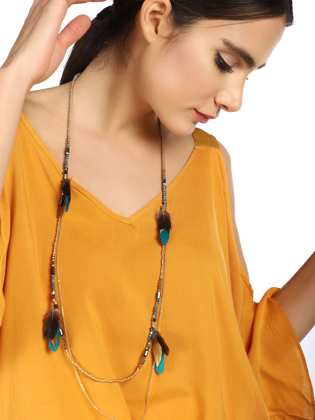 LULU & SKY Artificial Beaded Minimal Necklace