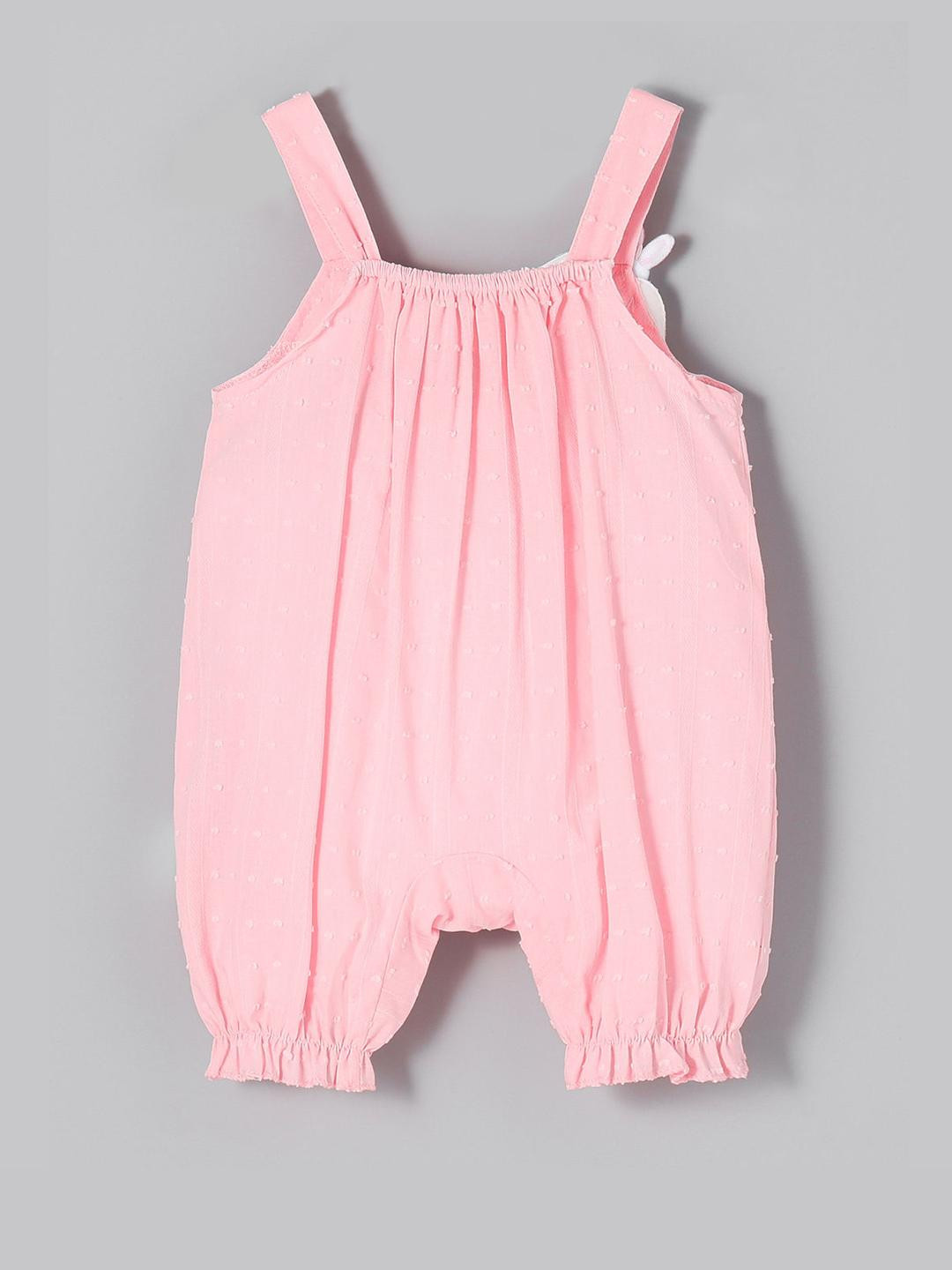 Hopscotch Rosette Cotton Romper
