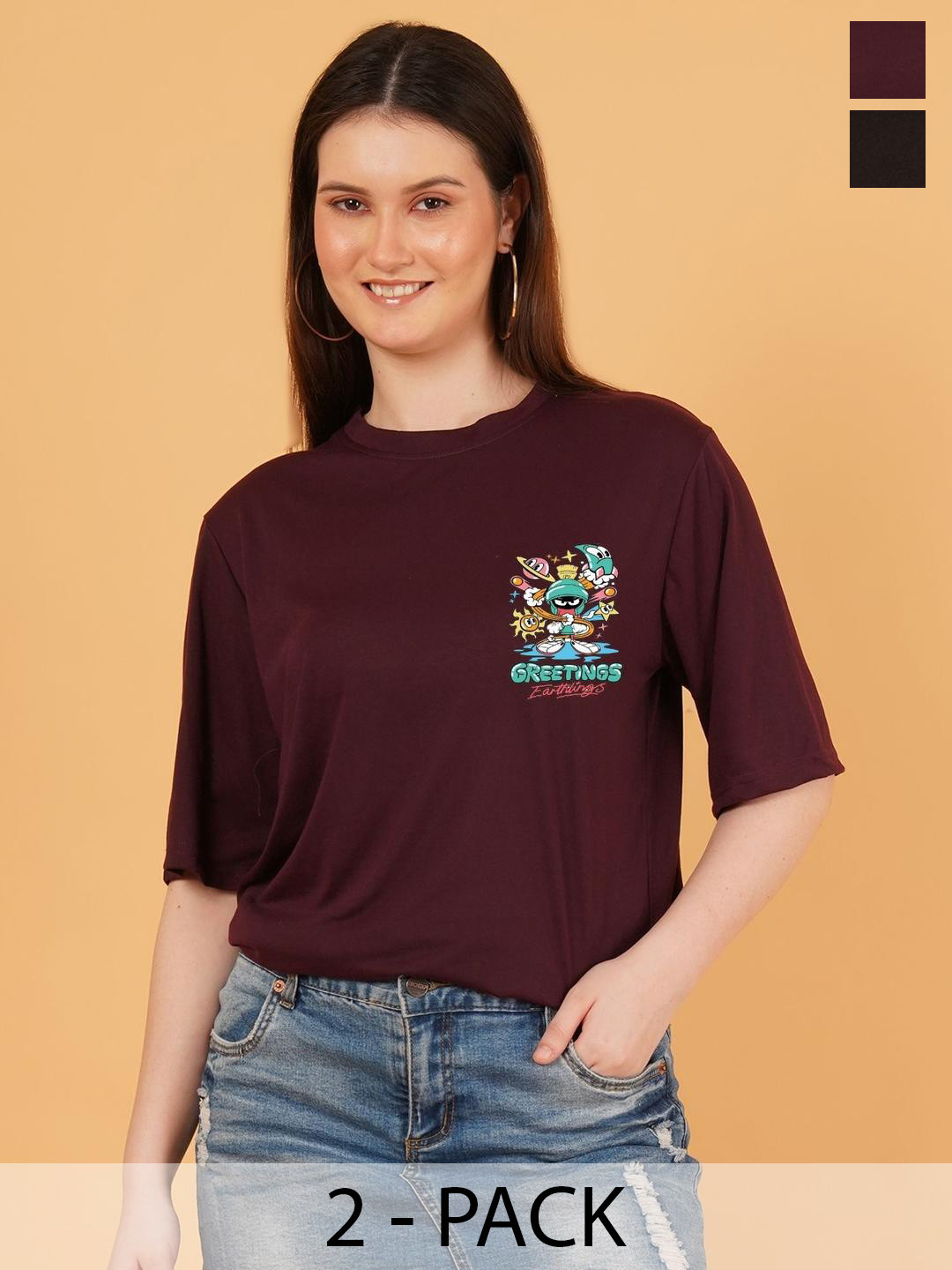 kintu parantu Women 2 Pockets T-shirt