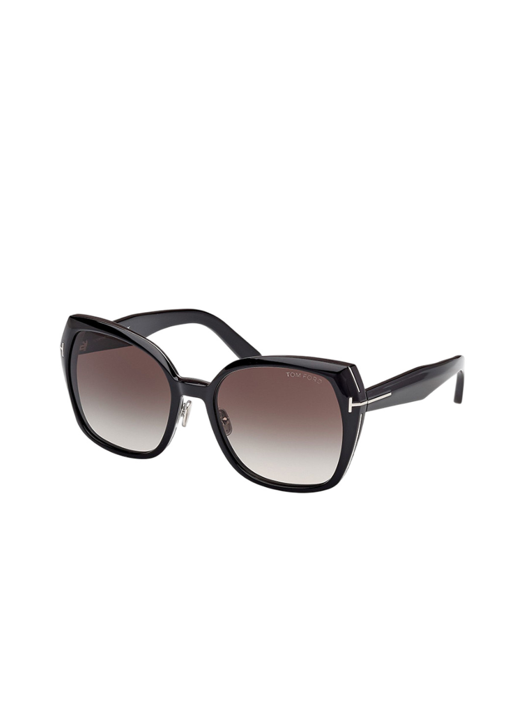 Tom Ford Women Full Rim Butterfly Sunglasses with FT1223 58 01B