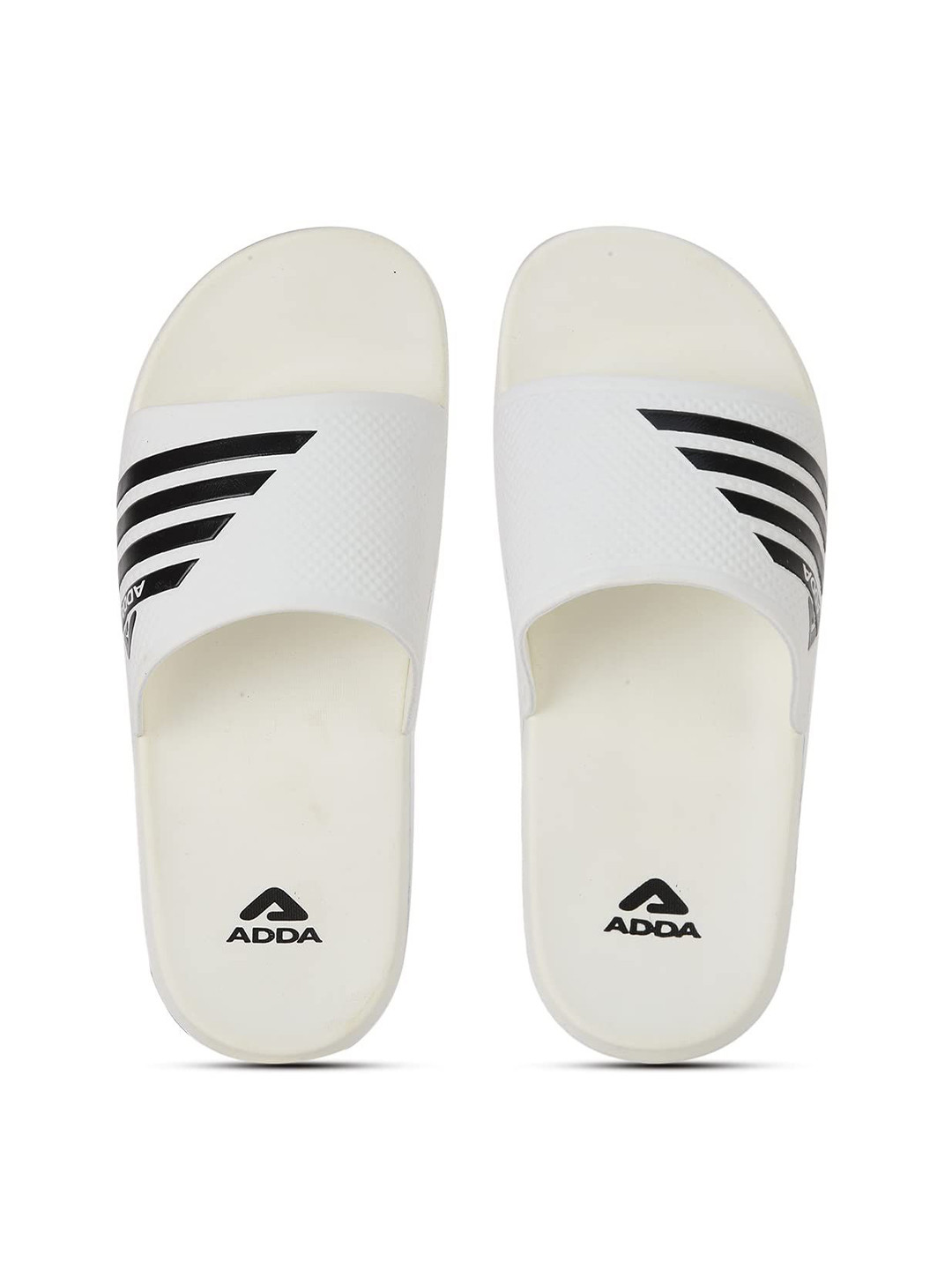 Adda Striped Sliders Flip Flops