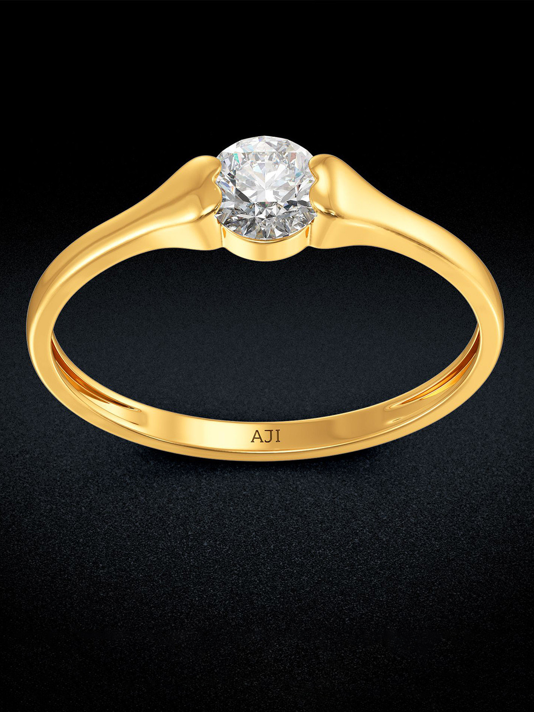 Joyalukkas 22KT Shimmer Gold Ring - 1.961 g