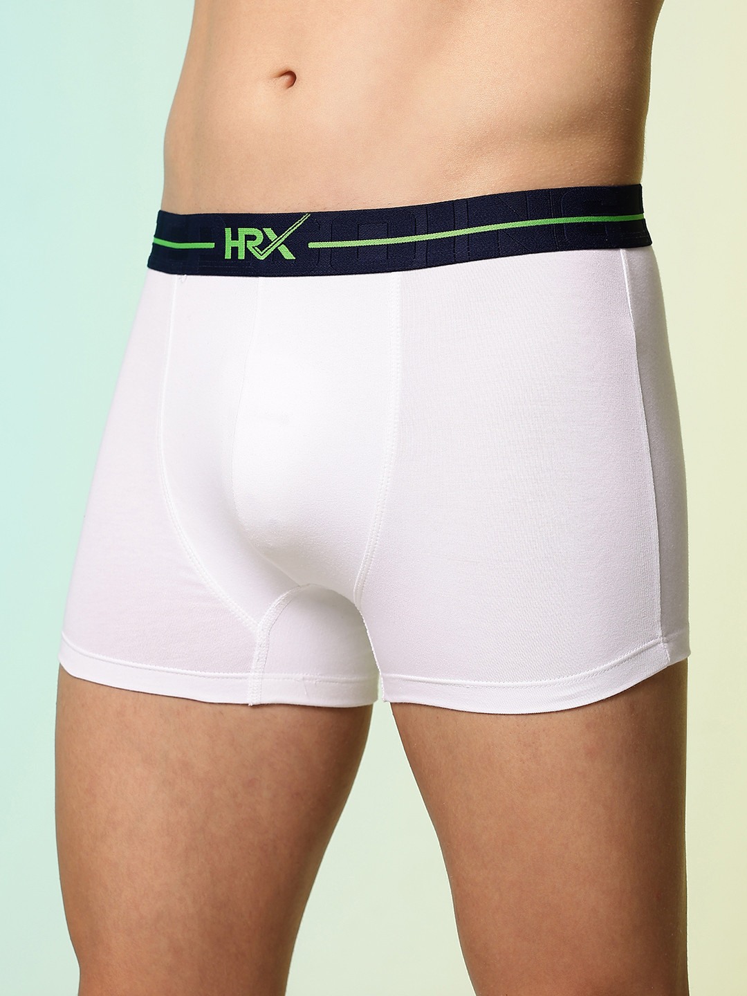HRX by Hrithik Roshan Men Brand Logo Anti-Microbial Trunks HRX_SS25_M_TRK_CS1_001_E