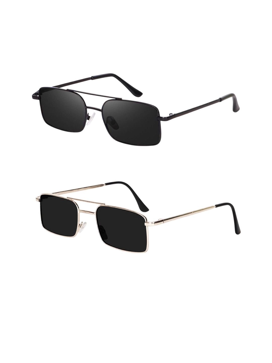 SPADEACES Women Rectangle with UV Protected Lens Sunglasses HIDEPINKW