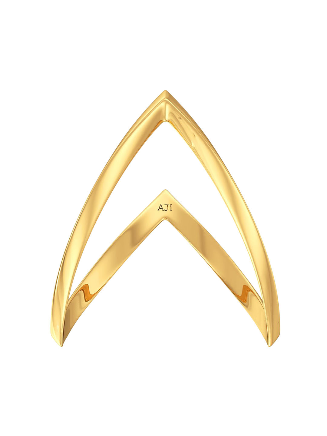 Joyalukkas 22KT  V-shaped Finger Ring Gold