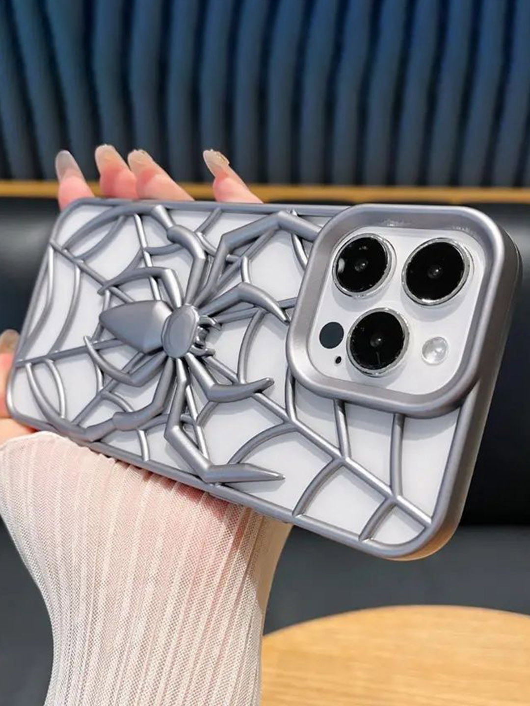 CASE CREATION Superhero Printed iPhone 15 Pro Silicone Bumper Case
