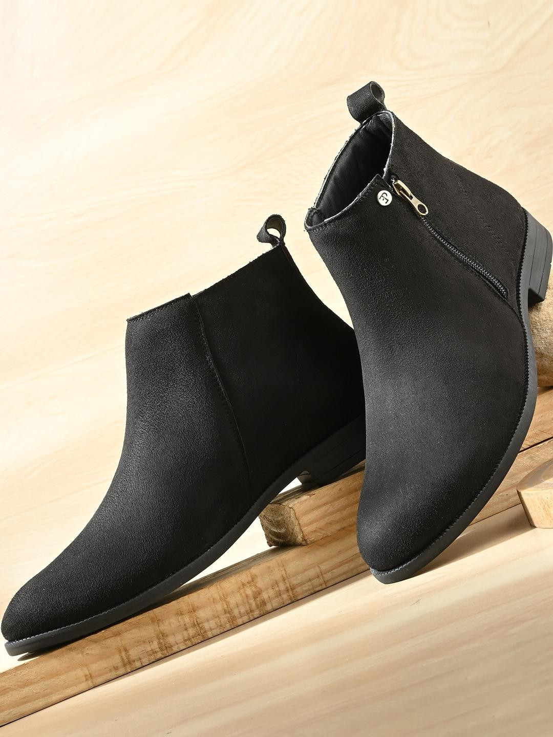 El Paso Men Zip Detail Chelsea Boots
