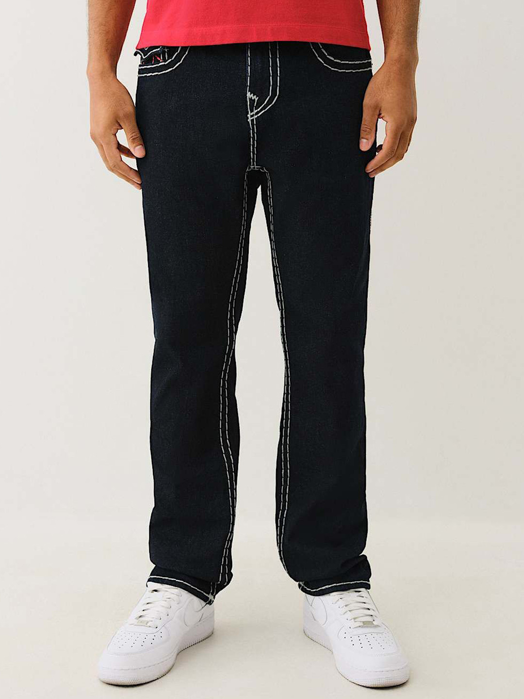 True Religion Men Skinny Fit Mid-Rise GENO Super T Jeans