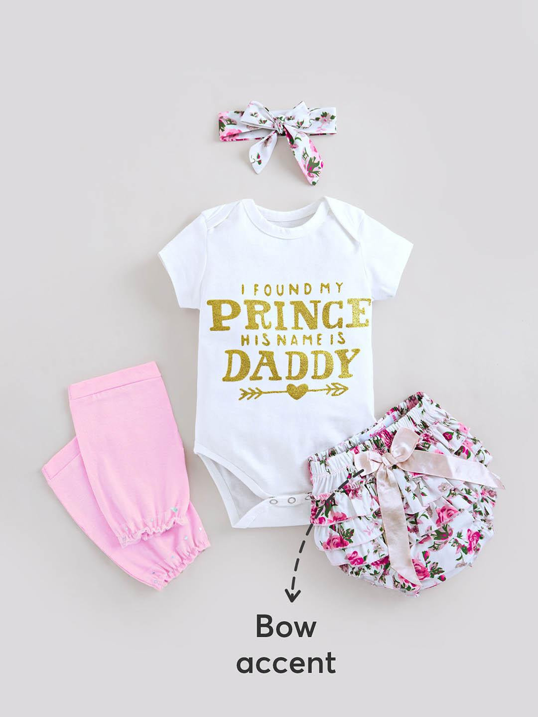 Typographic Onesie & Shorts