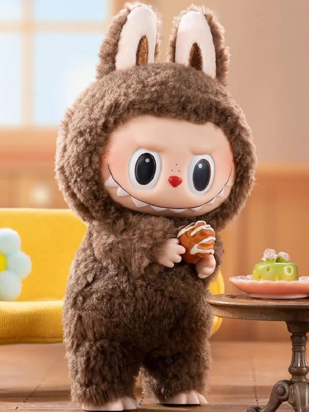 TOMKOT Microfibre Filled Non-Allergic Labubu Soft Toys and Dolls