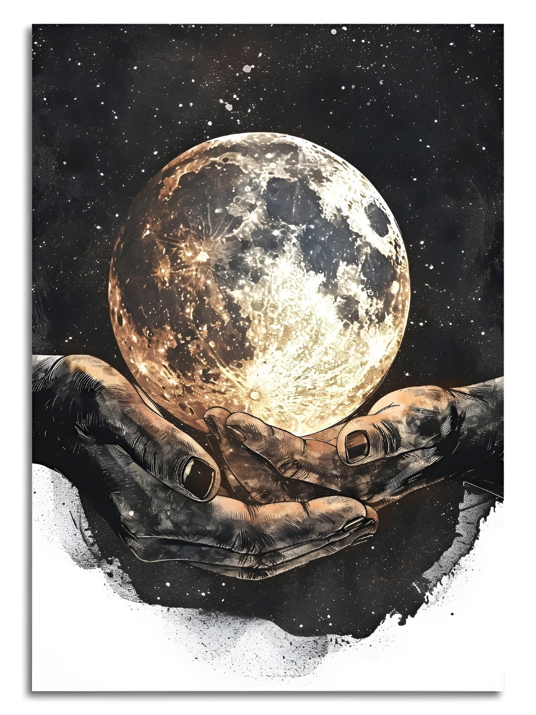 Craftnest creations Abstract Art Black & White Abstract Wall Arts