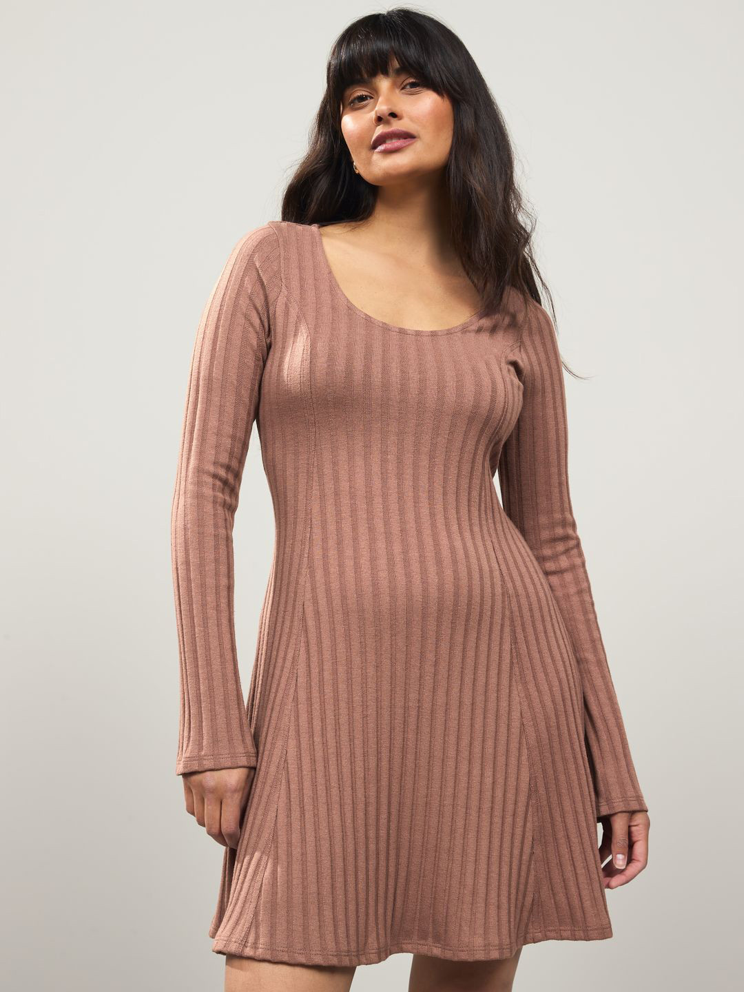 NEXT Ribbed A-Line Dress