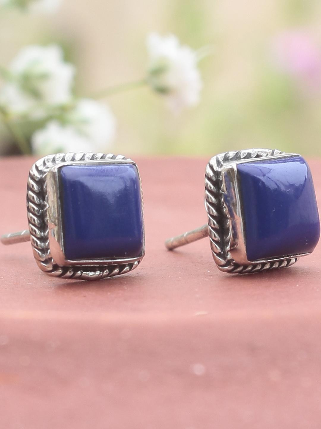 FUSIONARI NA Lapis Lazuli Sterling Silver Earrings