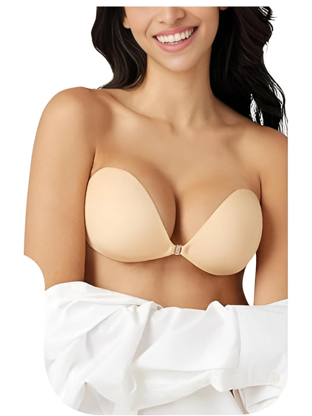 Kilvis Beige Women Non-Wired Polyester Bra