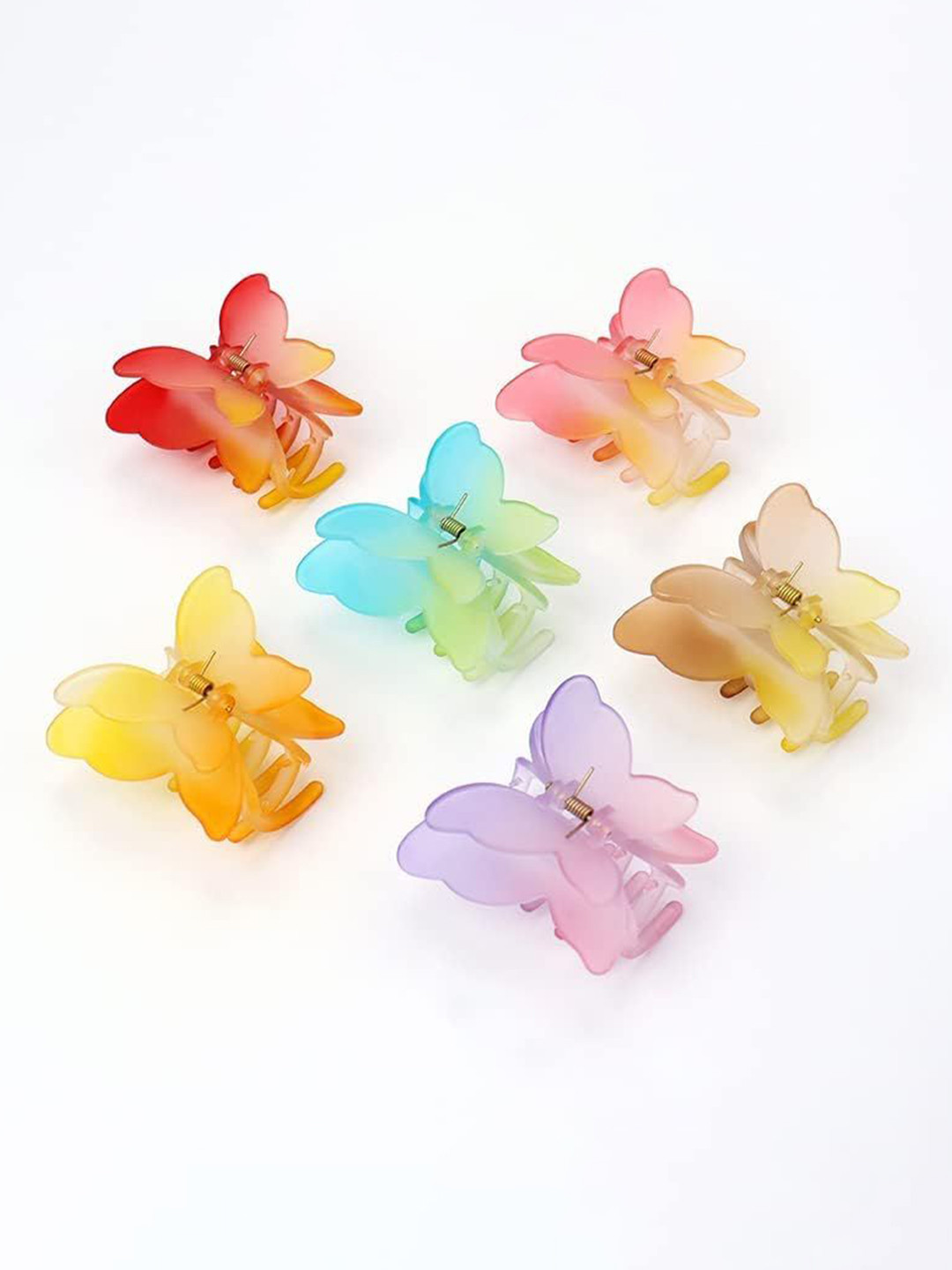 SAMYAK Women Set Of 6 Claw Clip