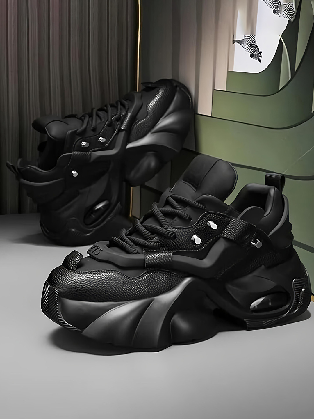 albania Men 3D Fit Chunky Walking Sports Shoes