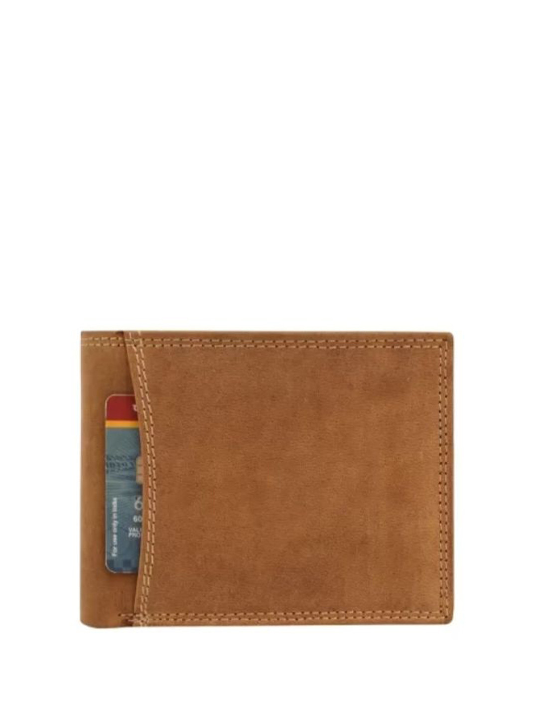M Megrek Men Leather Two Fold Wallet