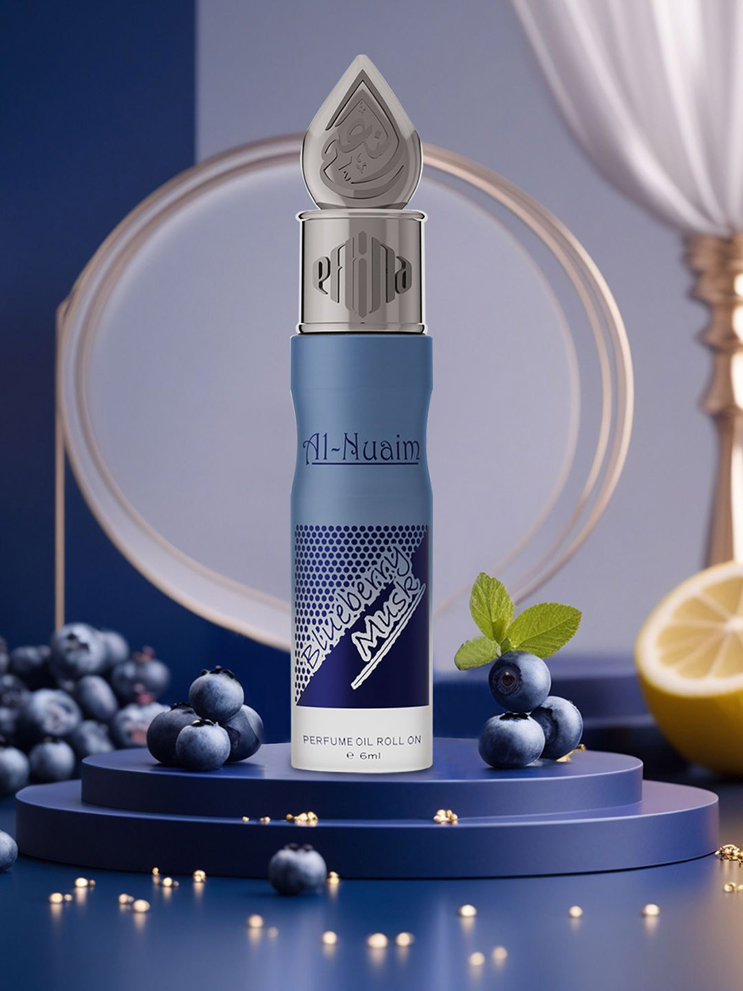 Al-Nuaim Blueberry Musk Attar Roll On - 6 ml
