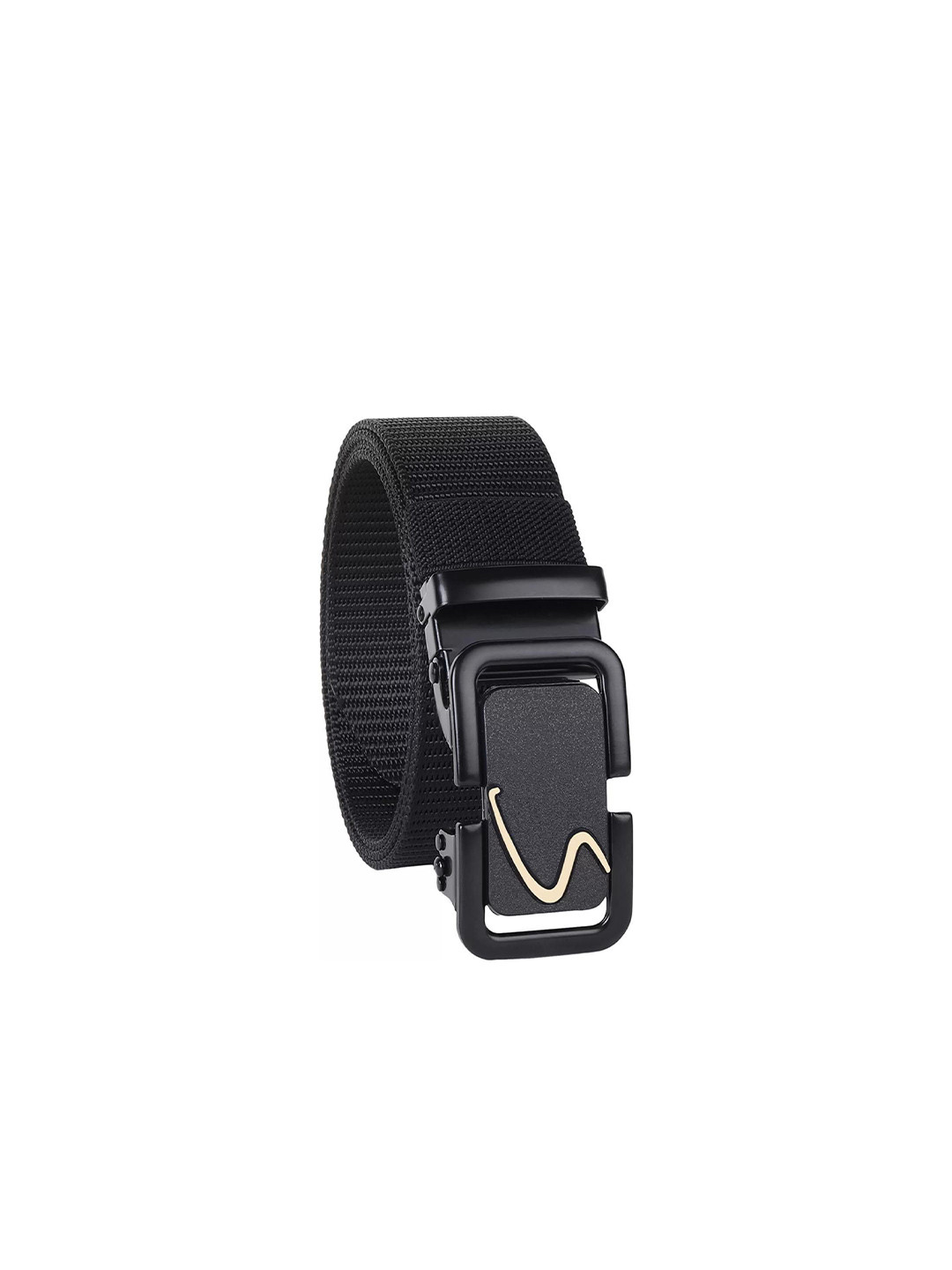 SHOPGLOBAL Unisex Slider Buckle PU Belt