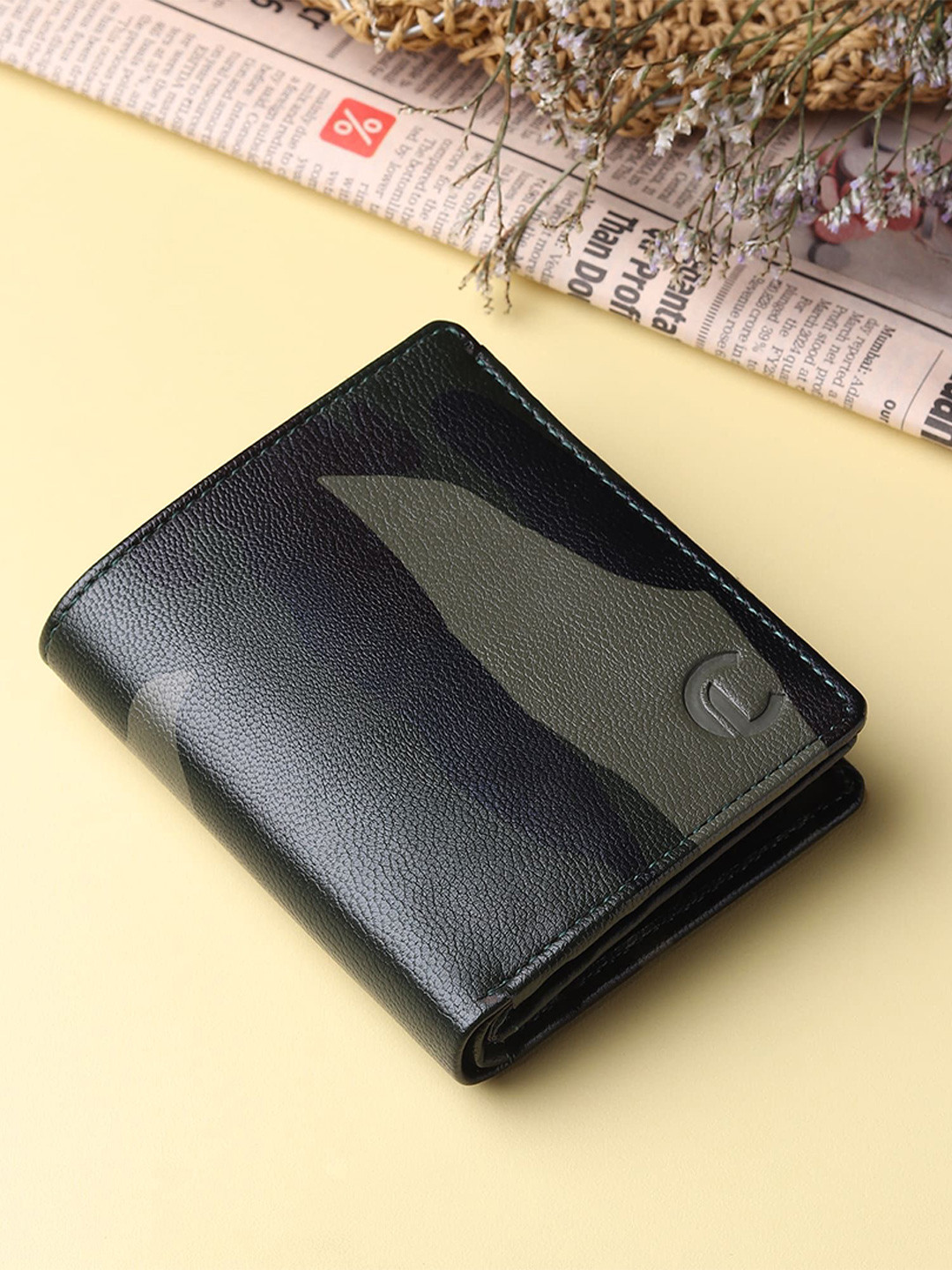 CRAFT LINE Men Two Fold Wallet
