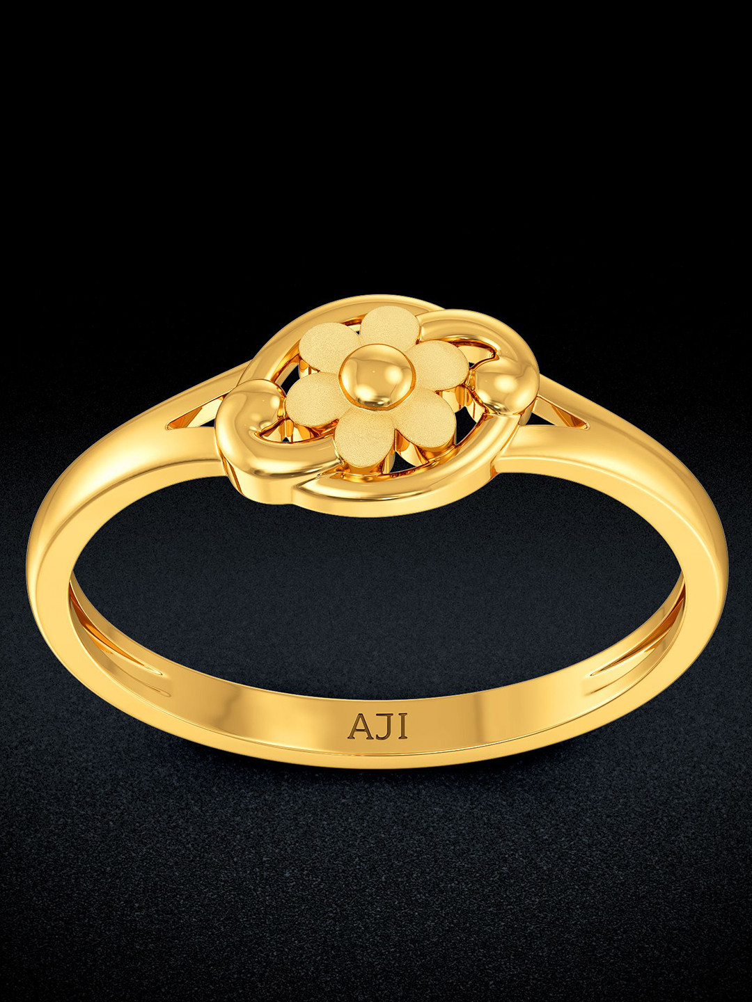 Joyalukkas Women 22 KT Gold Floriated Ring - 2.321 g