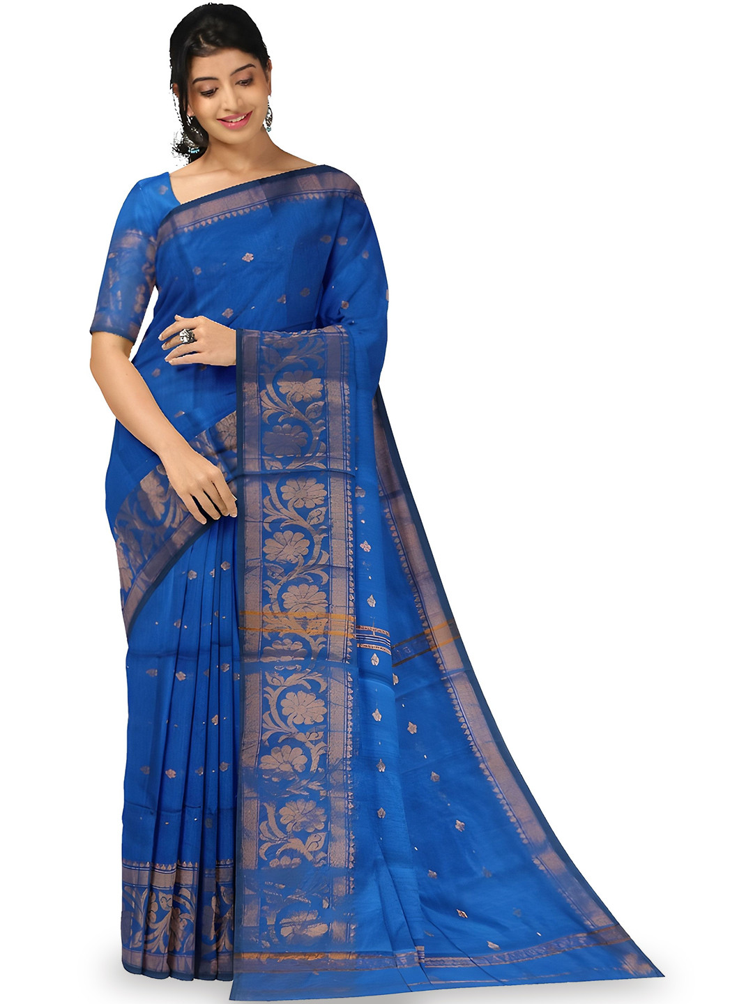 Saree star Woven Design Zari Taant Sarees