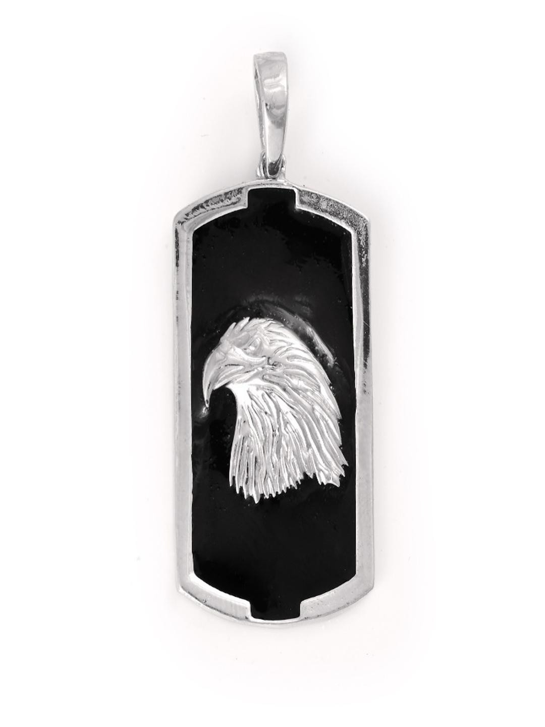 Vinayak Jewellers 925 Sterling Silver The Eagle Gaze Silver Pendant