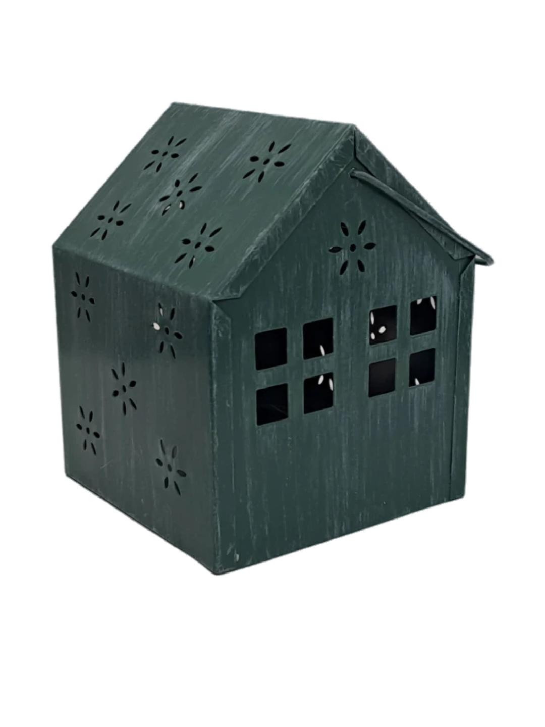 SHAURYA DESIGNS Green Table Lantern Showpiece