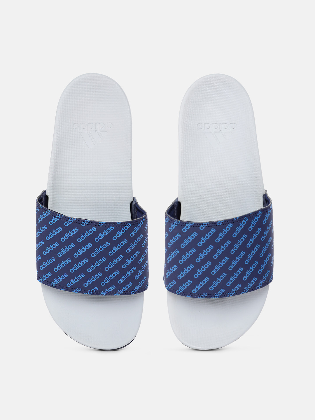 ADIDAS Unisex Brand Logo Printed Slip-On Sliders