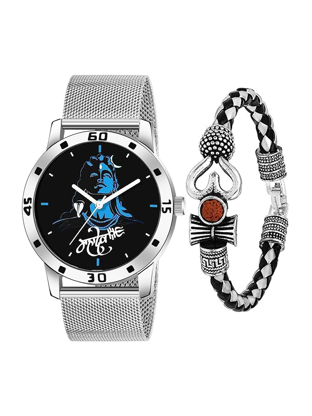 JUST LIKE Unisex Analogue Watch with Bracelet Sefar Mino Blue Mhadev & Sl Dmaru co-2