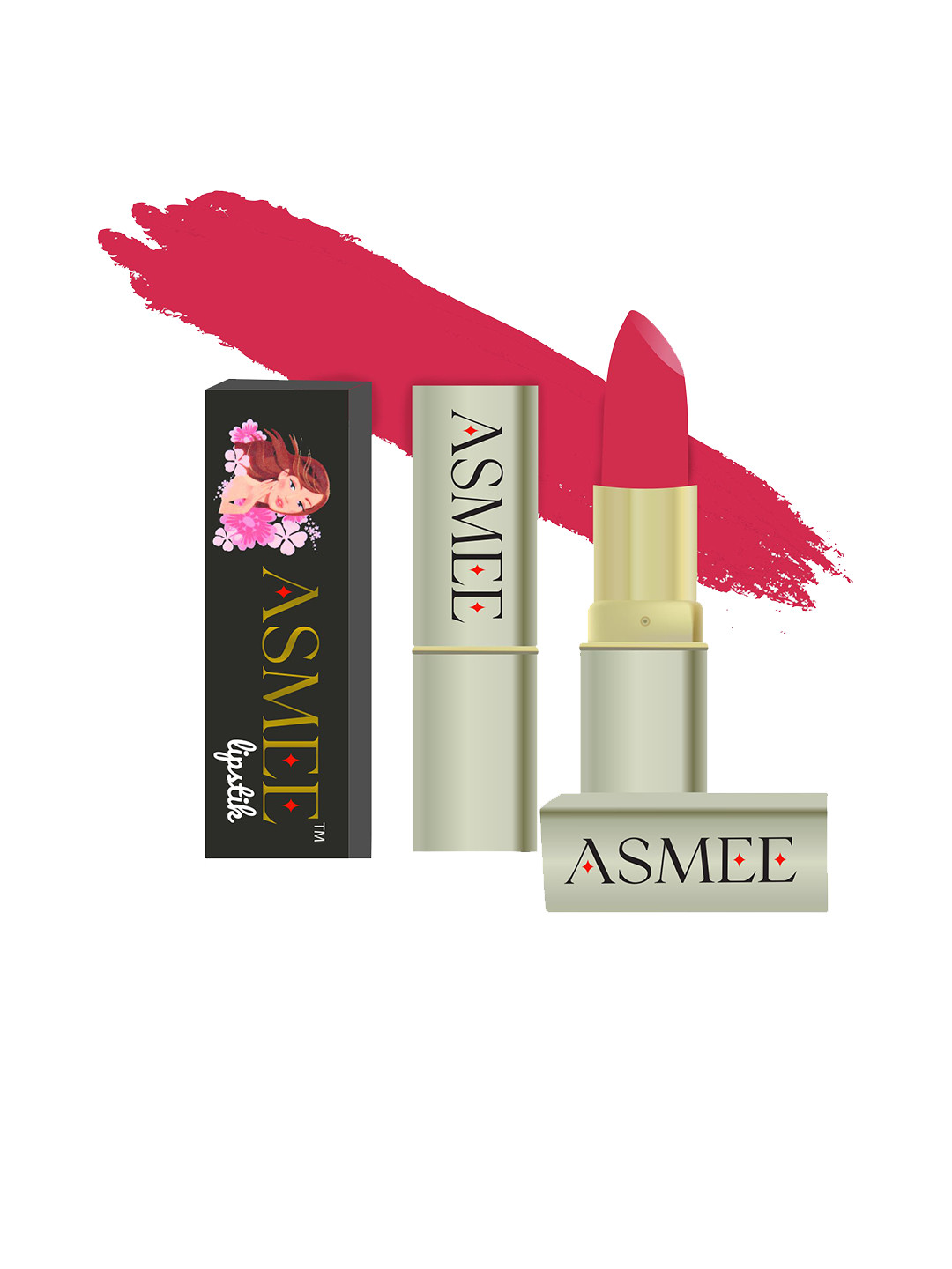 ASMEE Long Lasting & Non Transfer Matte Lipstick - Espresso DI-0208