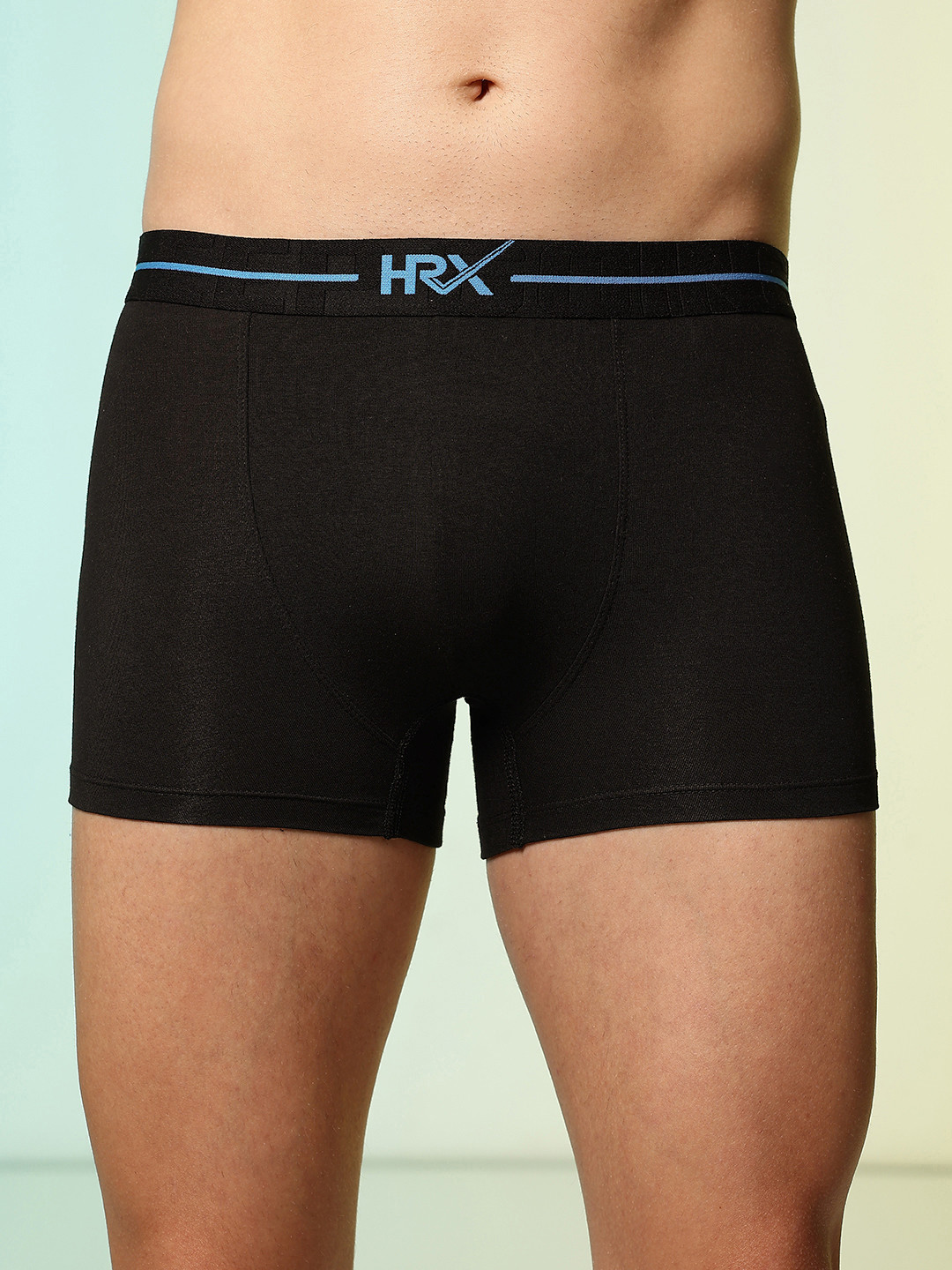 HRX by Hrithik Roshan Men Brand Logo Anti-Microbial Trunks HRX_SS25_M_TRK_CS1_001_D